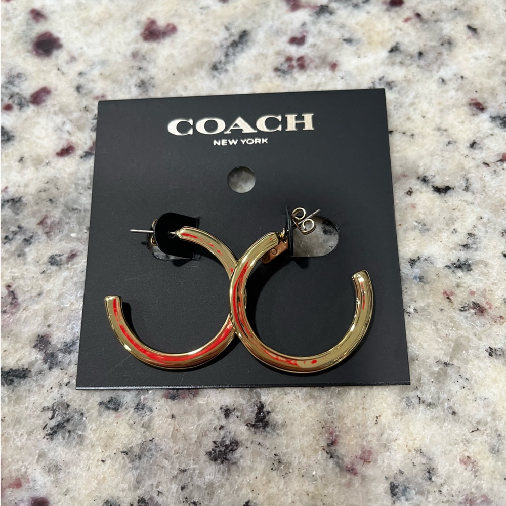 Coach Hoop Earrings